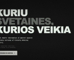 Paslaugos verslui - Sukursiu profesionalią svetainę nuo 49€/mėn - 2